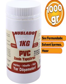 Resim NUBLADO Pvc Zemin Yapıştırıcısı (1 KG) Hazır Sıvı Yer Döşemeleri Marley Halı Iç Mekan Yer Döşemeleri. 