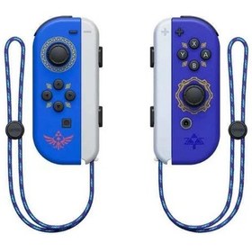 Resim Reedark Nintendo Switch Joycon Kablosuz Oyun Kumandası - Zelda Özel Tasarım Titreşimli 