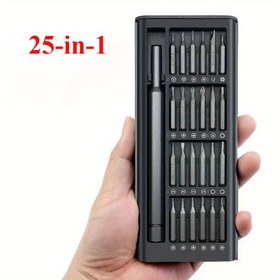 Resim 25-in-1 Hassas Tornavida Seti, Manyetik Torx ve Düz Uçlar, Xiaomi, iPhone, Laptop, Saat için Çelik Tamir Aleti Kiti - Pil Yok, Elektronik Bileşenler/Motherboard Hariç 