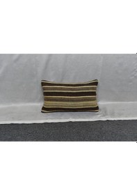 Resim Zehra Abla Halı Yeni El Dokuma Dekoratif Lumbar Kilim Kırlent Yastık Kılıfı 6113 
