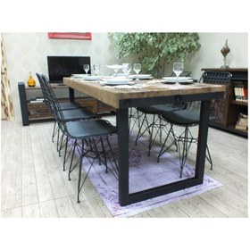 Resim NT Concept Ntconcept Masif Ağaç Yemek Masası - 100cm-200cm Masa 