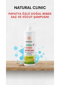 Resim Natural Clinic Papatya Özlü Doğal Bebek Saç ve Vücut Şampuanı 400 ML 