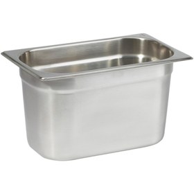 Resim Natsan Paslanmaz Çelik Gastronom/gastronorm Küvet Gn 1/4-150 (26,5 X 16,2 X 15 CM) 