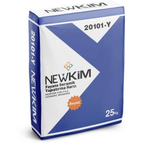 Resim REALİTY YAPI Newkim Fayans Seramik Yapıştırma Harcı / BEYAZ 