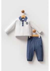 Resim U.s. Polo Assn Erkek Bebek Beyaz Takım Usb2598-c-v1 Beyaz 