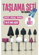 Resim Modacar Seramik Uçlu Taşlama Seti Metal Alüminyum Çelik Dremel Uçlu Taşlama Kot Taşlama 