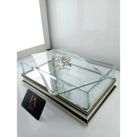 Resim Aynalı Kutu Gondol Şekerlik Sunumluk Söz Nişan Kız Isteme Çikolatalık Dekoratif Obje Biblo Süs Eşya 