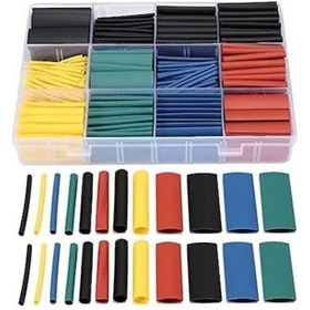 Resim Kablo Yalıtım Isı Shrink Boru Daralan Makaron 8 Boy 530 Adet 