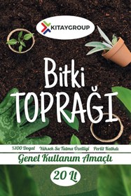 Resim KıtayGroup 20 Litre Genel Bitki Toprağı - Perlit Katkılı Torf Toprağı ( Gübreli ) 