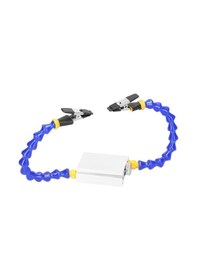 Resim Esnek Kollu Alüminyum Kelepçe - Lehimleme Demir Tutucu, Baskılı Devre Kartı Ve Kaynak Onarımları İçin Üniversal 3. El Aparatı 