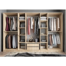 Resim Başak 8 Kapaklı Dolap Gardırop MB 