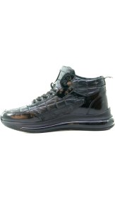 Resim Yaşar Kaşlı Erkek Hakiki Deri Air Taban Sneaker Bot (40-44) 23K YKÖ-14093 M 