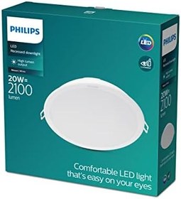 Resim Philips LED gömme spot Meson, yuvarlak, beyaz, 21 W, nötr beyaz ışık (3.000K) 