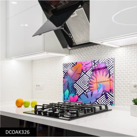 Resim Olinpa Cam Ocak Arkası Koruyucu | Yaprak 