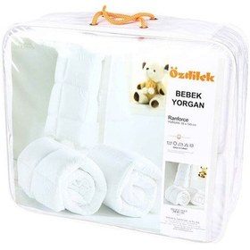 Resim Özdilek Ranforce Bebek Yorganı Beyaz 