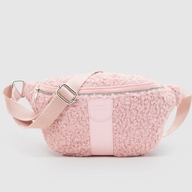 Resim Housebags Kadın Pembe Suni Kürklü Dokuma Bel Çantası 213 Pembe 