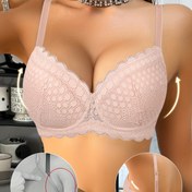 Resim Sexy Dantel Kadın İç Çamaşırı Küçük Göğüs Toplama ve Toplama Sütyeni 