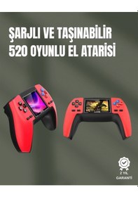 Resim Bfs P5 Gamepad Retro Konsol Nostaljik Oyun Deneyimi, 520 Klasik Oyun Seçeneği 