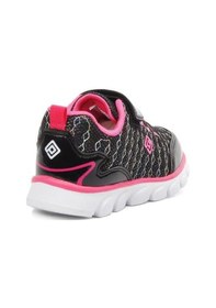 Resim M.P Pepino 1259 Cırtlı Beyaz Taban Kız Çocuk Spor Ayakkabı Siyah - Fuşya 