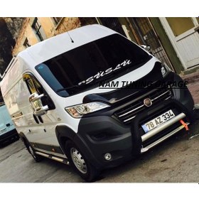 Resim Fiat Ducato Kaput Rüzgarlığı Kaput Koruyucu 2014 Parlak Siyah 