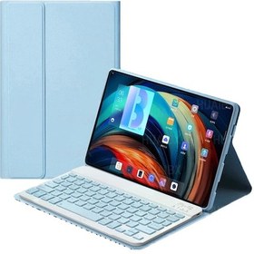 Resim Apple Uyumlu iPad Air 11inç M2 2024 Kılıf Kablosuz Klavyeli Kılıf Mobax A2902 A2903 A2904 Kılıf 