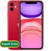 Resim Apple iPhone 11 YD Sıfır Kapalı Kutu | 64 GB Kırmızı 