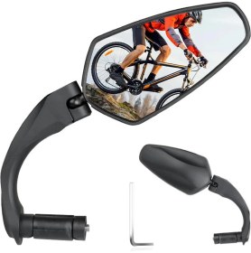 Resim Rectus Bisiklet Ayna E-Bıke Ayna 360°DÖNER Başlı Çok Fonksiyonlu 