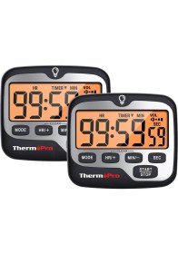 Resim Normadia Dijital Kronometre Seti, Mutfak ve Spor Için Geri Sayım ve Saat Özelliği 