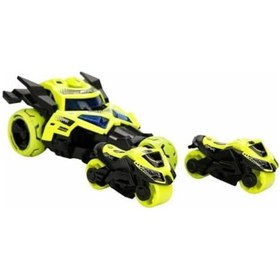 Resim Maxx Wheels Motosiklet Fırlatıcılı Sesli Ve Işıklı Araba - Kırmızı Açık Beyaz 