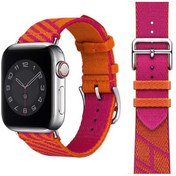 Resim Watch 44mm Uyumlu KRD-51 Hasır Zore Kordon-NO1 