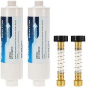 Resim Qingmipy K8668 Karavan Su Filtresi 2 Adet - 5 Mikron, 3 Aylık Ömür, 20-100 Psi, 34-100 F, Hortum Korumalı 