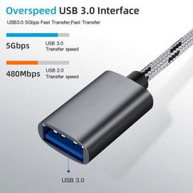 Resim Usb 3.0 Otg To Type C Micro Usb Data Şarj Çevirici Dönüştürücü 