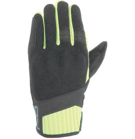 Resim Oj Lever Siyah/sarı Korumalı Motosiklet Eldiveni M 