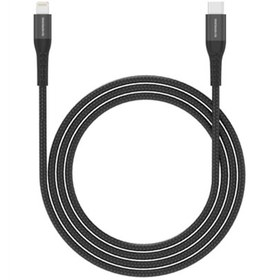 Resim Riversong Cable Alpha L2 CL88NB Type-C To Lightning Hızlı Şarj Kablosu Siyah 