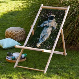 Resim Astronaut Katlanabilir Şezlong - Şezlong SZ119 - Sadece Kumaş 
