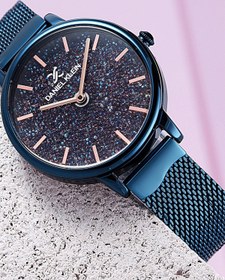 Resim Daniel Klein Unisex Mavi Kol Saati Bileklik Hediye 