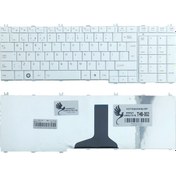 Resim Toshiba Uyumlu Satellite L655D-11D, L655-16N, C660D-1C7 Klavye (Beyaz) 