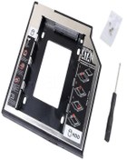 Resim ATACN 12.7mm Sata Hdd Harddisk Caddy Kızak Kutu Laptop Ssd Notebook Ikinci Hdd Takma 