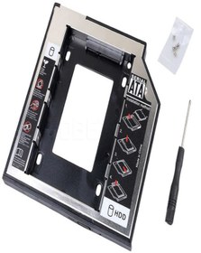 Resim ATACN 12.7mm Sata Hdd Harddisk Caddy Kızak Kutu Laptop Ssd Notebook Ikinci Hdd Takma 