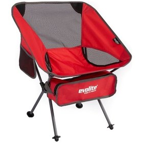 Resim Evolite Mini Kamp Sandalyesi - Kırımızı 