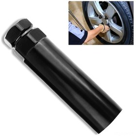 Resim Kosona Siyah 7 Gevşekli Çelik Çelik Tırnaklı Tırnak Anahtarı - Jant Tırnaklarını Çekmek İçin Profesyonel Araç 0776 