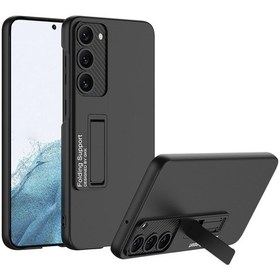 Resim Samsung Galaxy S22 Plus Standlı Sert Plastik Mat Kılıf - AL3566 
