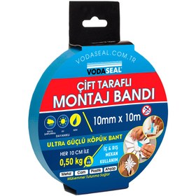 Resim Vodaseal Çift Taraflı Montaj Bandı Beyaz 10MMX10M 