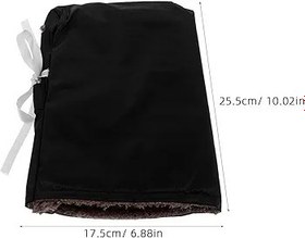 Resim iplusmile 2 Adet Motosiklet Gidon Eldiveni: Kış ATV Yol Bisikleti Eldivenleri - Scooter Eldivenleri Soğuk Havalarda Sürüş İçin Sıcak Kar Motoru Aksesuarları 