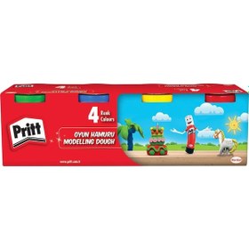 Resim Pritt Oyun Hamuru 4 Renk 100 Gr 
