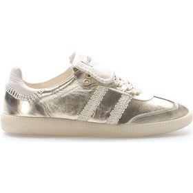 Resim Hakiki Deri Kadın Casual Ayakkabı 167za0028-8 Altın 