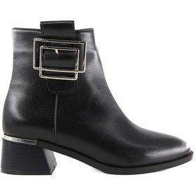 Resim Miss Park Moda 180 K9795 Siyah Rugan Kadın Bot Siyah Rugan 