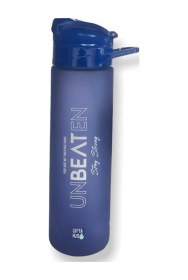 Resim 600ml Unbeaten Tritan Pipetli Matara - Mavi No Color 