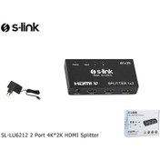 Resim S-Link Sl-Lu6212 2 Port 4K*2K Hdmı Splitter 