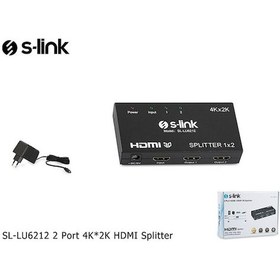 Resim S-Link Sl-Lu6212 2 Port 4K*2K Hdmı Splitter 